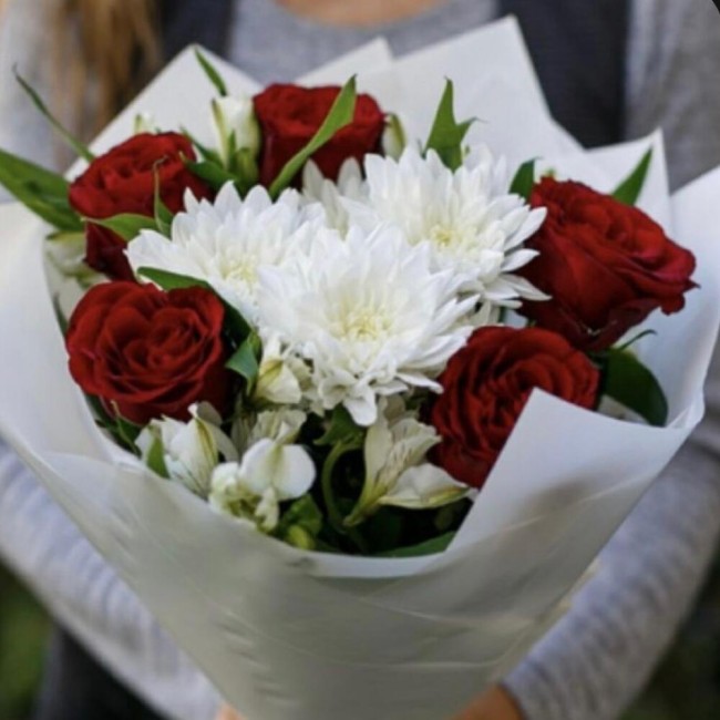 Букет цветов "Первый танец"