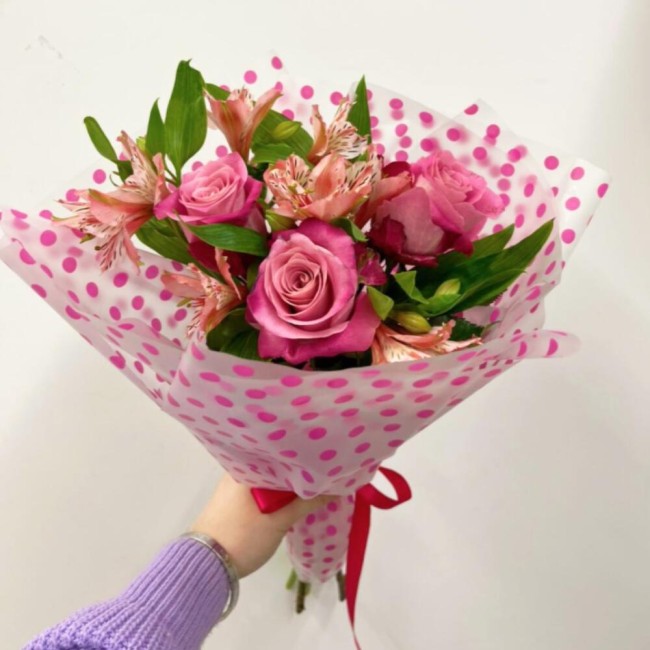 Букет цветов "Кэролайн"